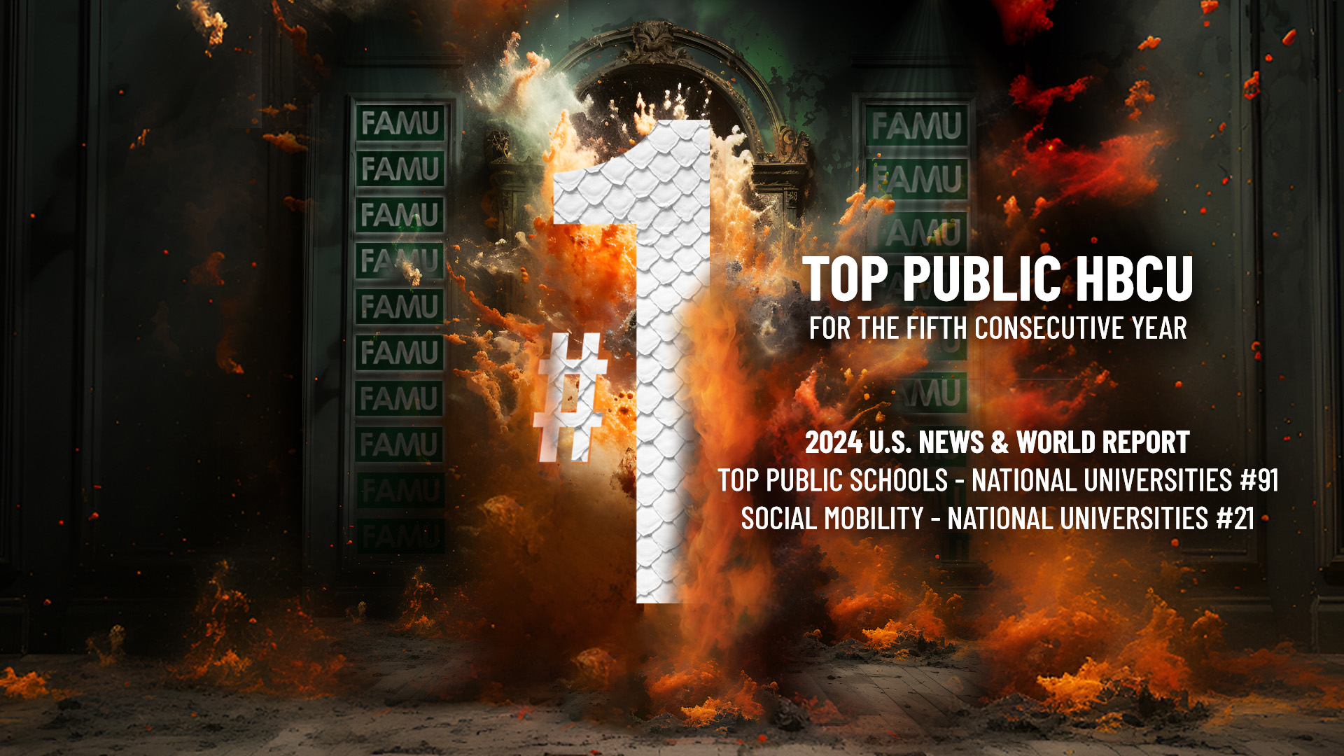 Top Public HBCU for the 5th Consecutive Year!